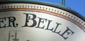 Sign to River Belle Terrace Restaurant – Frontierland