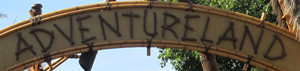 Sign to Adventureland – Main Street