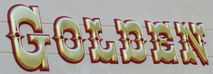 Sign over Golden Horseshoe – Frontierland