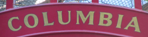 Sign on back of Columbia Ship – Rivers of America