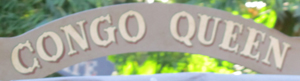 Congo Queen sign on Jungle Cruise boat – Adventureland
