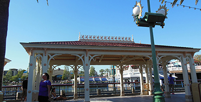 go to the gazebos and look up