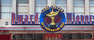 Sign to Award Wieners - Hollywood Land