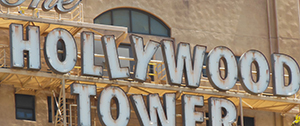 Sign on The Hollywood Tower of Terror - Hollywood Land