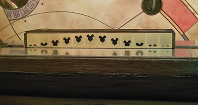 these Classic Mickey's are on 2 tables in the Magic Mirror Realm room.