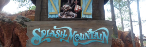 Sign to Spash Mountain - Frontierland