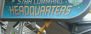 Sign to Star Command Headquarters - Tomorrowland