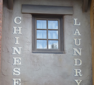 Chinese Laundry sign - Frontierland