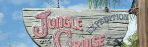 Sign to Jungle Cruise Expedition Attraction - Adventureland